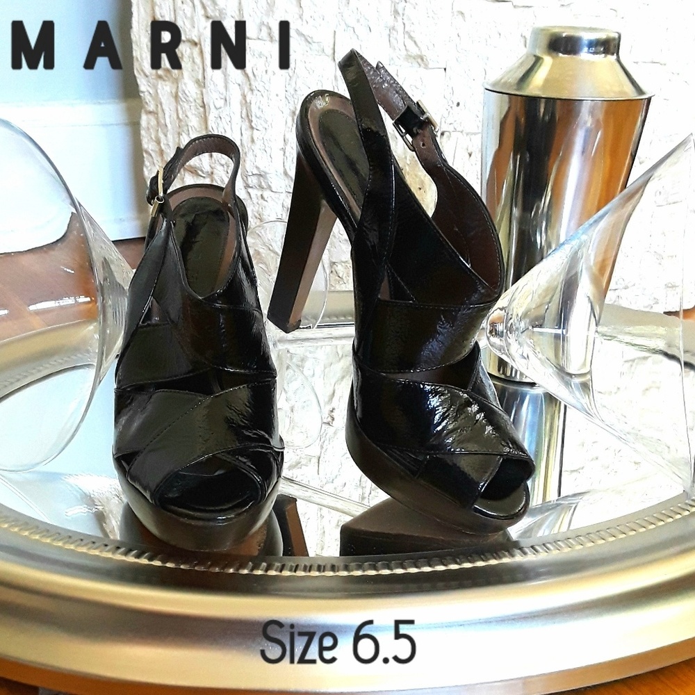Marni Patent Leather Heels - Picture 2 of 9